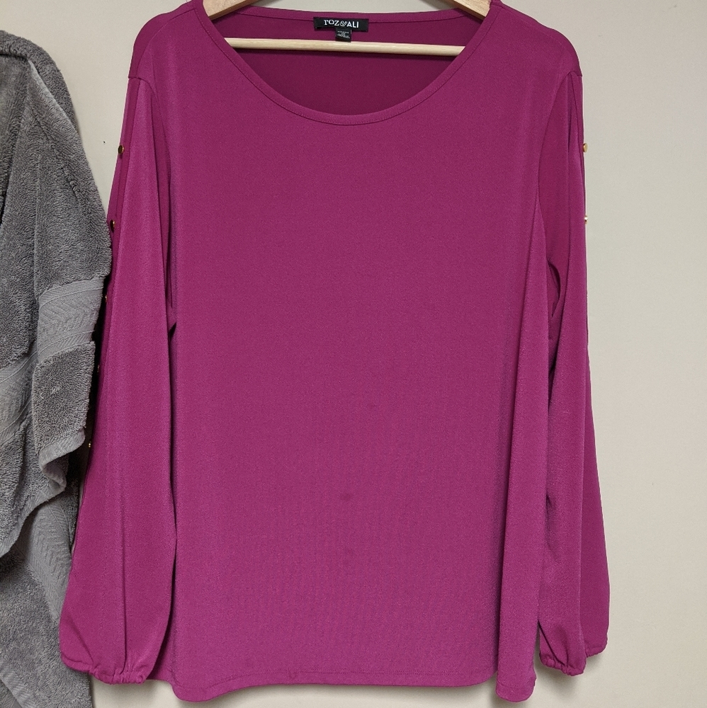 Bright Pink Blouse